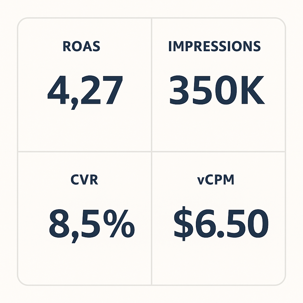 Metric Dashboard for SD Analysis