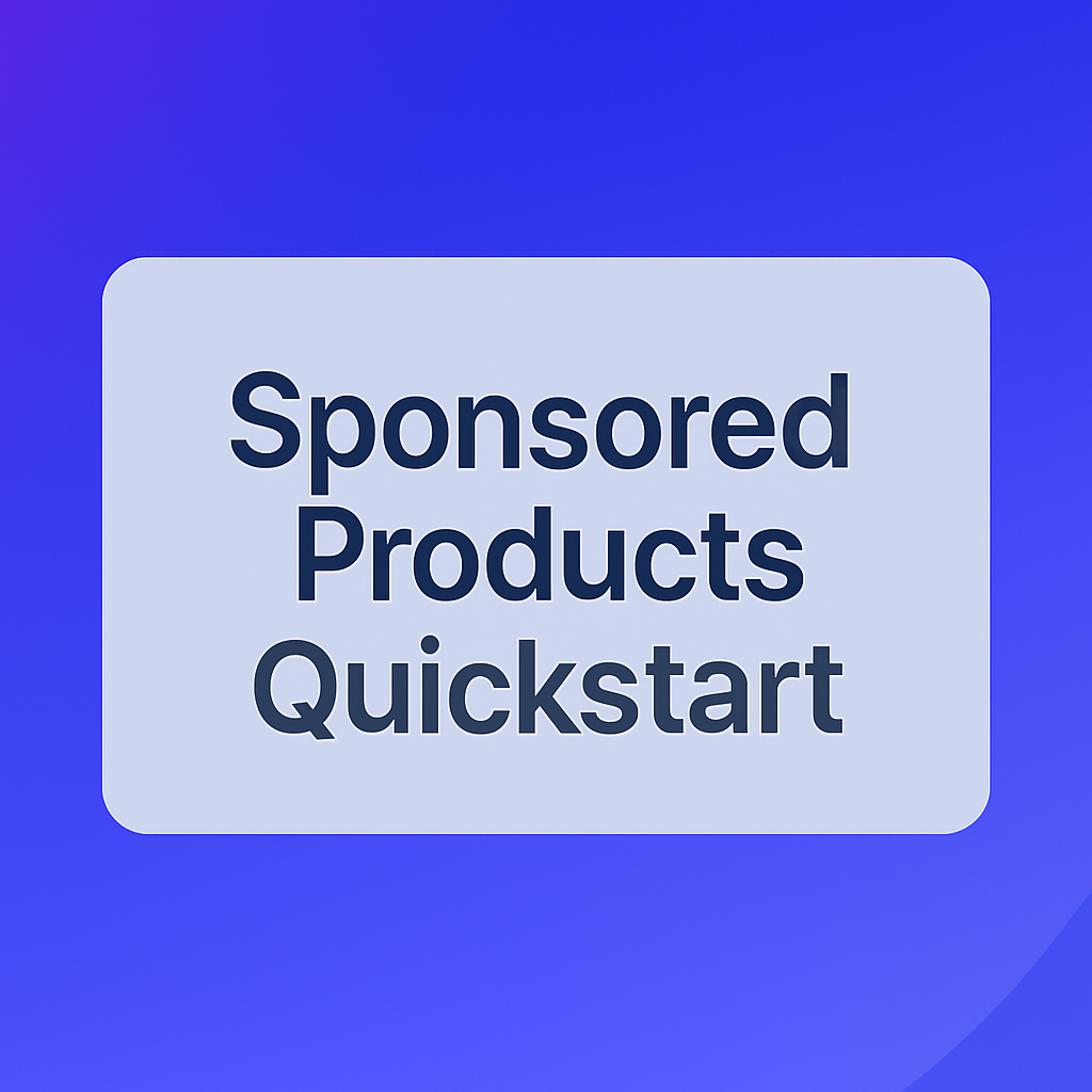 Sponsored Products Guide